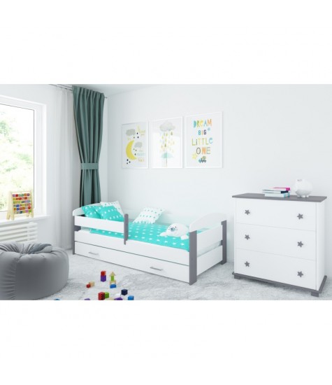 Vaikiška lova Lulu-8 - vaiko kambario baldai, vaikiskos lovos, lovos vaikams, vaikiskos lovytes, dviaukste lova